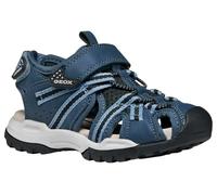 Geox J Borealis Boy B Sandales, Noir/Effet Denim, 31 EU