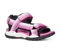 Geox J Borealis Girl A Sandale, Fuchsia/Black, 31 EU