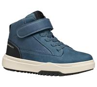 Geox J Bunshee Boy B ABX Bottines à la Cheville, Noir/Effet Denim, 30 EU
