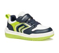 Geox J BUZZERLIGHT Boy B Basket, Navy/Lime, 30 EU