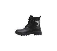 Geox J Casey Girl Bottines à la Cheville, Black Gun, 33 EU