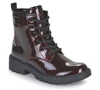 Geox J Casey Girl Bottines à la Cheville, DK Burgundy Black, 36 EU