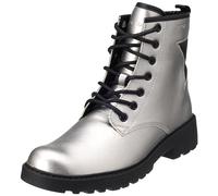 Geox J Casey Girl Bottines à la Cheville, DK Silver Black, 39 EU