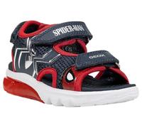 Geox J CIBERDRON B Sandale, bleu marine/rouge, 34 EU