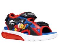 Geox J CIBERDRON B Sandale, Royal/Rouge, 32 EU