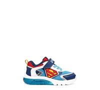 Geox J Ciberdron Boy B Basket, Lt Blue Red, 32 EU