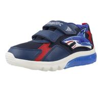 Geox J CIBERDRON Boy B Basket, Navy/Red, 32 EU