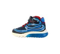 Geox J CIBERDRON Boy B Basket, Navy/Sky, 32 EU
