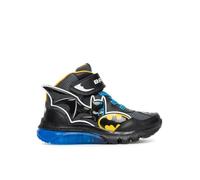 Geox J Ciberdron Boy Basket, Noir/Jaune, 25 EU