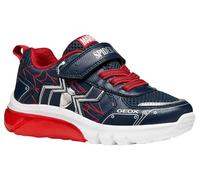 Geox J Ciberdron Boy C Basket, Bleu Marine/Rouge, 29 EU