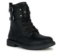 Geox J Eclair Girl Bottes de Cheville, Black Gun, 34 EU