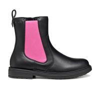 Geox J Eclair Girl Bottines à la Cheville, Noir Fuchsia, 27 EU