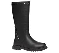 Geox J Eclair Girl D Botte mi-Mollet, Black, 36 EU