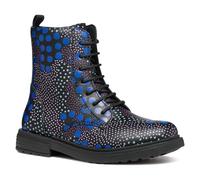 Geox J Eclair Girl D Bottine, Black/Royal, 27 EU