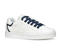 Geox J ECLYPER Boy B, Basket garçon, White/Navy,