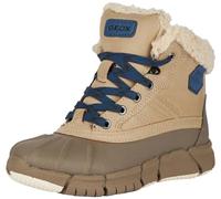 Geox J Flexyper Boy B ABX Bateau à Cheville, Beige Blue, 30 EU