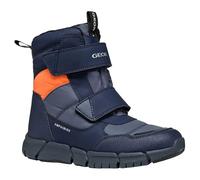 Geox J FLEXYPER Boy B ABX Botte de Neige, Avio/FLUOORANGE, 33 EU