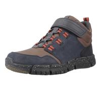 Geox J Flexyper Boy B ABX Bottes de Cheville, Marine/Marron, 38 EU