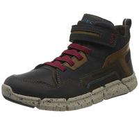 Geox J Flexyper Boy B ABX, Bottes de Neige Garçons, Navy Dk Red, 35 EU