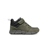 Geox J FLEXYPER BOY B ABX, Bottine, DK GREEN/BLACK,