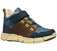 Geox J FLEXYPER Boy B ABX Bottines pour garçon Marron/bleu Taille 36 EU, Marron/bleu., 36 EU