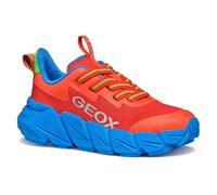 Geox J FLEXYPER Fast Boy, Basket garçon, Red/Lt Blue,