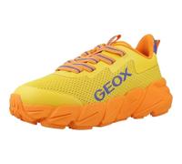 Geox J FLEXYPER Fast Boy Basket, Yellow/Orange, 32 EU