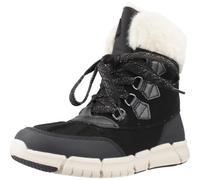 Geox J FLEXYPER Girl B AB Botte de Neige, Black/Milk, 35 EU