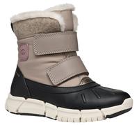 Geox J FLEXYPER Girl B AB Botte de Neige, DK Beige/Black, 39 EU