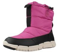 Geox J FLEXYPER Girl B AB Botte de Neige, Fuchsia/Black, 38 EU
