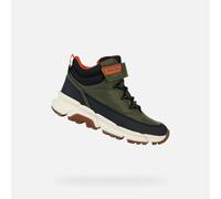 Geox Garçon J Flexyper Plus Boy Bateau cheville, Military Orange, 31 EU