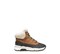 Geox J FLEXYPER Plus Bottes pour garçon, marron/jaune, 35 EU, Marron/jaune, 35 EU
