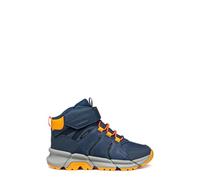 Geox J Flexyper Plus Boy Bottines à la Cheville, Denim Orange, 32 EU