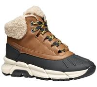 Geox J Flexyper Plus Boy Bottines à la Cheville, Marron/Jaune, 34 EU