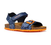 Geox J Ghita Boy B Sandale, Navy/Multicolor, 33 EU