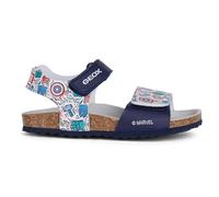 Geox J Ghita Boy E Sandales pour garçon, Bleu marine multicolore., 31 EU