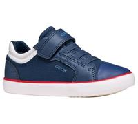 Geox J Gisli Boy A Basket, Bleu Marine/Blanc, 26 EU