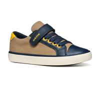 Geox J GISLI Boy B, Basket garçon, Camel/Navy,