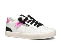 Geox J GISLI Girl A, Basket Fille, White/Fuchsia,