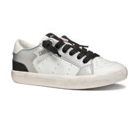 Geox J GISLI Girl A, Basket Fille, White/Silver,