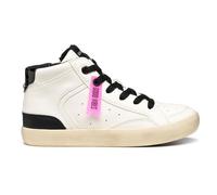 Geox J Gisli Girl Basket, White Black, 30 EU