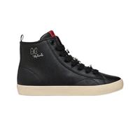 GEOX J Gisli Sneaker Femme Noir/Rouge (Disney)