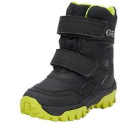 Geox J Himalaya Boy B ABX Bateau à Cheville, Black Lime, 26 EU