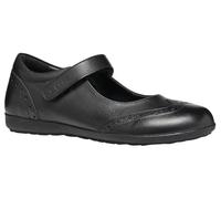 Geox J IBERIDE Girl H, Ballerines Plates Fille, Black,