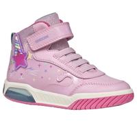 Geox J INEK Girl B Basket, Pink/Multicolor, 35 EU