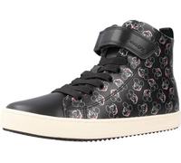Geox Fille J Kalispera Girl H Basket, Black Silver, 33 EU