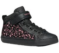 Geox J Kalispera Girl Basket, Noir/Violet, 29 EU