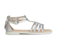 Geox J Karly Girl Sandales pour fille, argenté, 30 EU