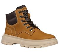 Geox J KIDDARTAH Boy A Bottine, DK Yellow/Brown, 32 EU