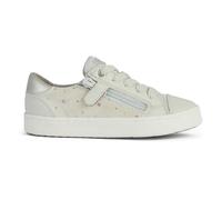 Geox J Kilwi Girl A Basket, Blanc cassé, 34 EU